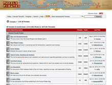 Tablet Screenshot of forums.puzzlepirates.com